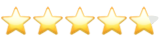 Fünf Sterne Bewertung